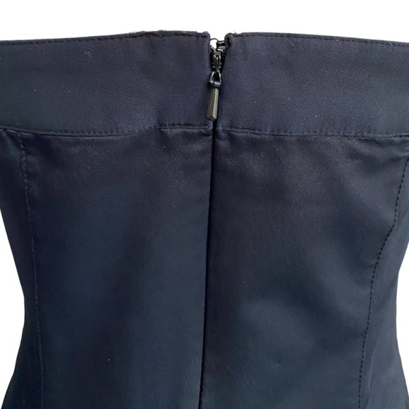 Express Stretch Strapless Cocktail Dress w/ Velcro for Fit Adjustment S-1/2 Blck - Picture 3 of 7